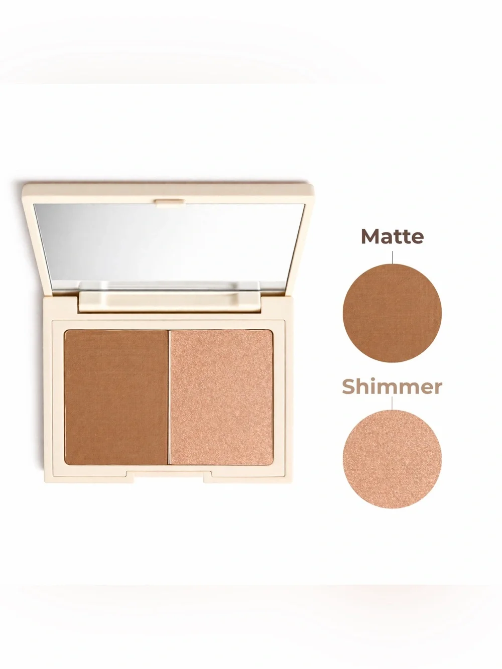 Beauty For Real Sun Sculpt Weightless Bronzer Duo in Here Comes The Sun